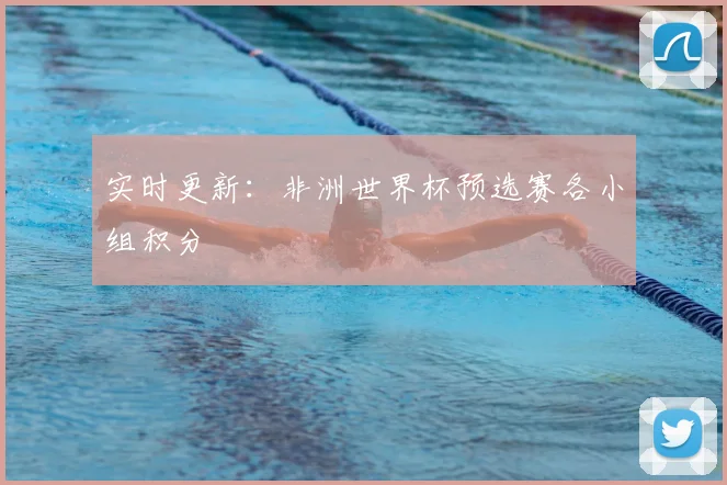 实时更新：非洲世界杯预选赛各小组积分
